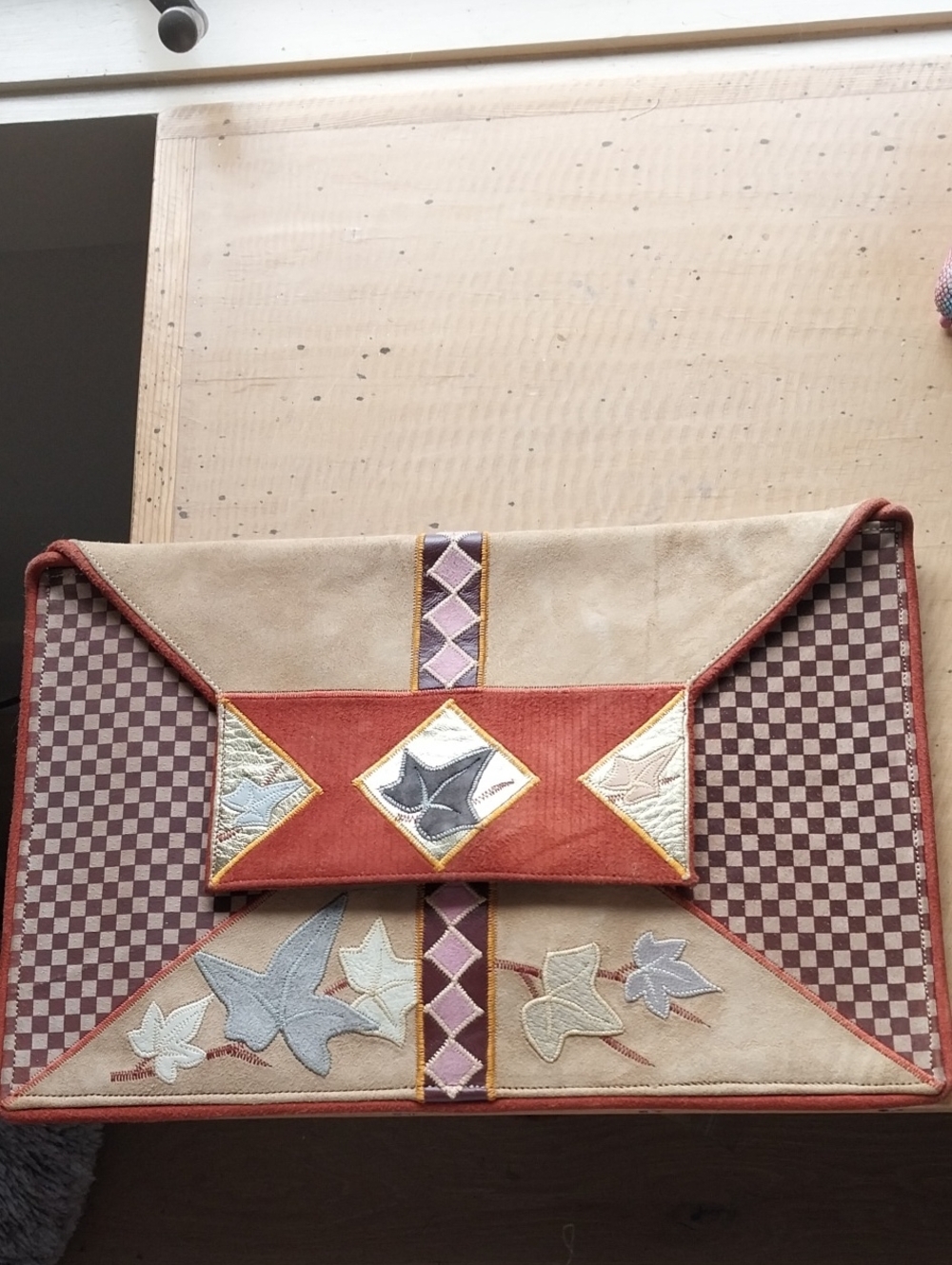 Nigel Lofthouse Suede Envelope Bag. Number 15 Of 200. 1979